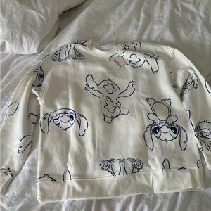 Women’s stitch crew neck sweatshirt